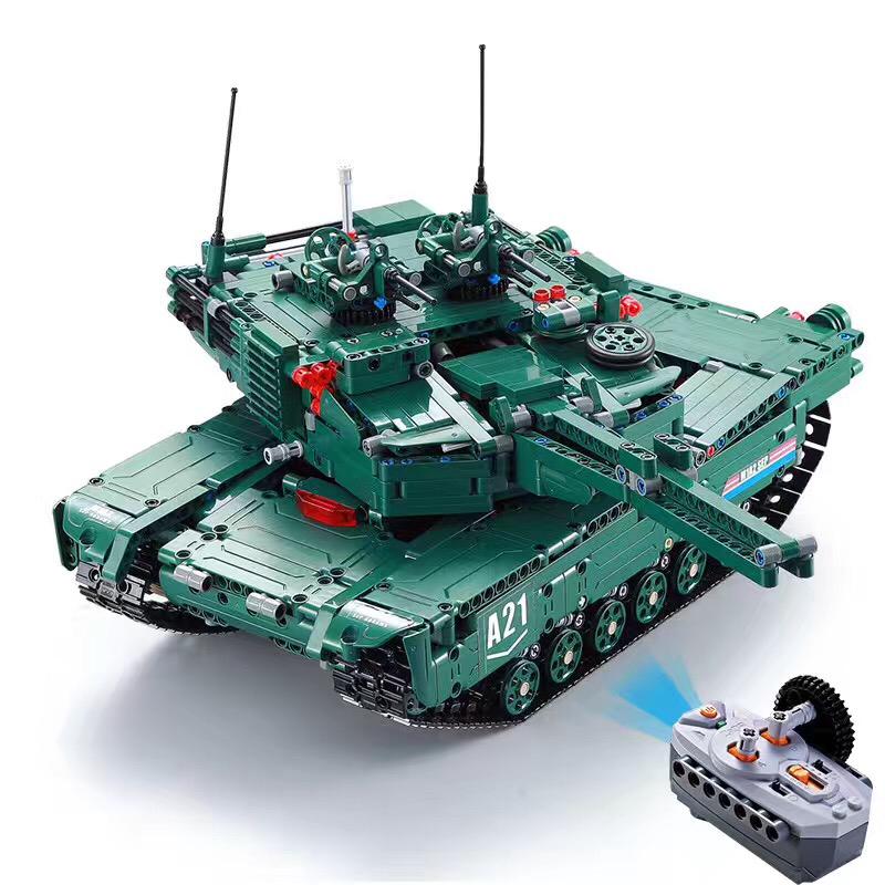 Limited Edition M1-A2 Remote Controlled Tank - Building Set | Power Brickz