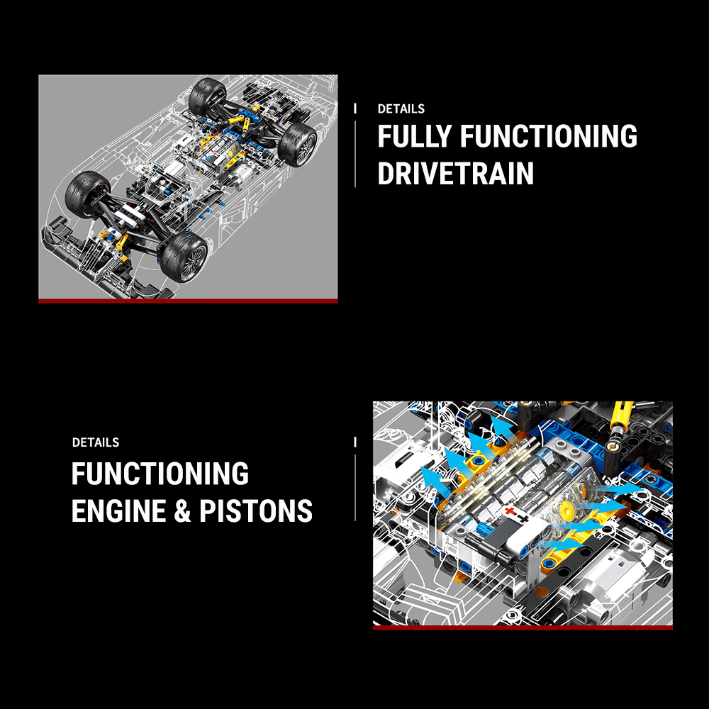 Audi R8 LMP - Building Blocks Set | Power Brickz