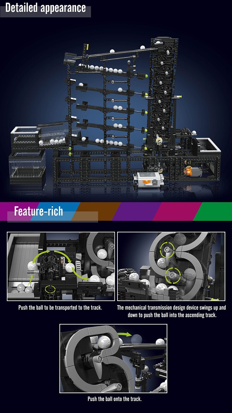 Logarithmic Ball Calculator | 2066pcs - Power Brickz