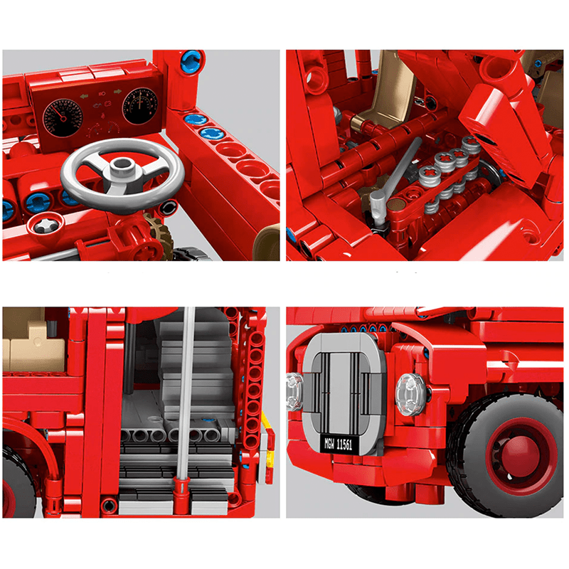 London Double-Deck Bus - Building Set | Power Brickz