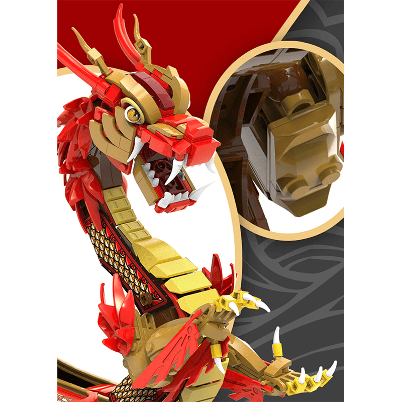 Long Teng Dragon Boat - Building Set | Power Brickz