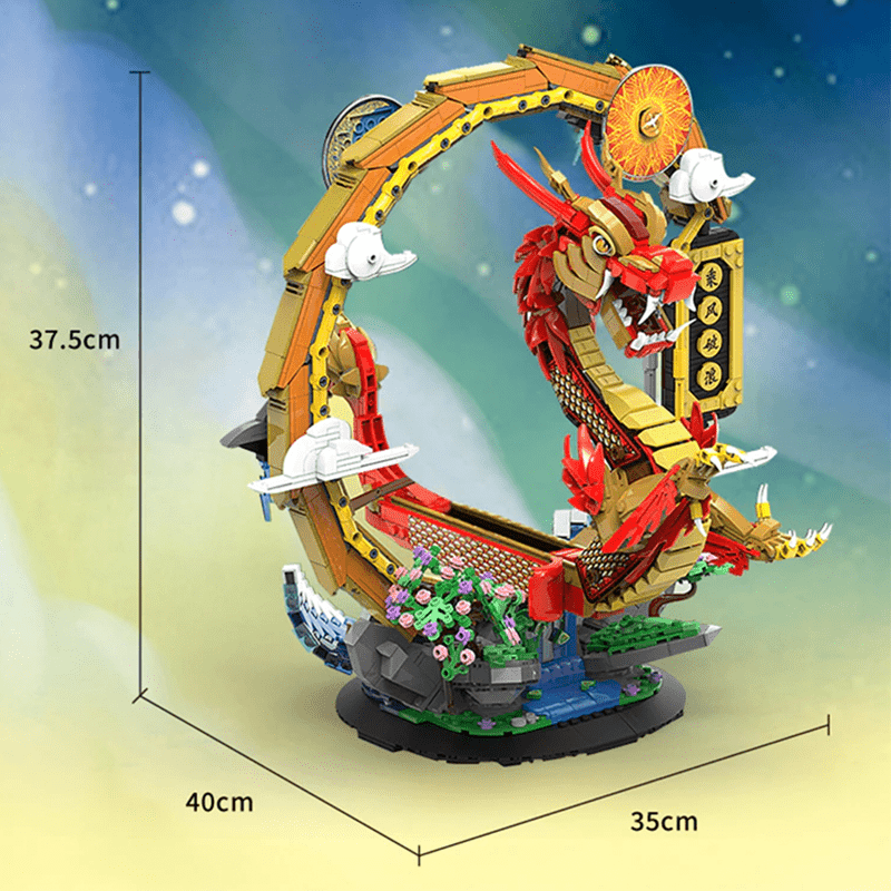 Long Teng Dragon Boat - Building Set | Power Brickz