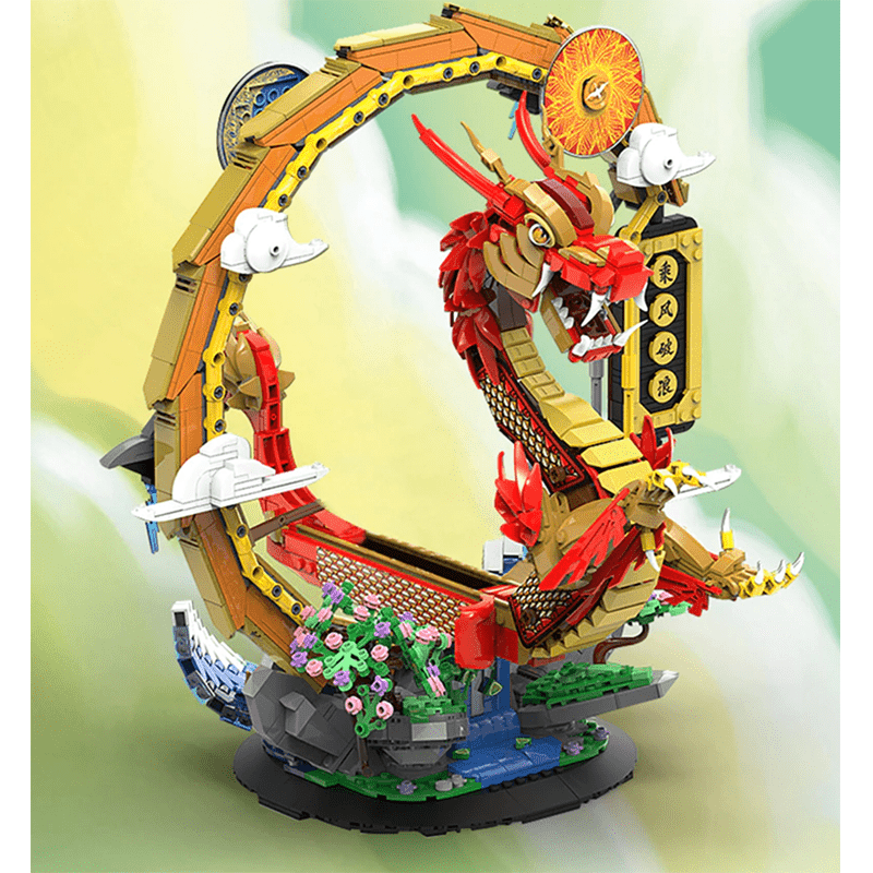 Long Teng Dragon Boat - Building Set | Power Brickz