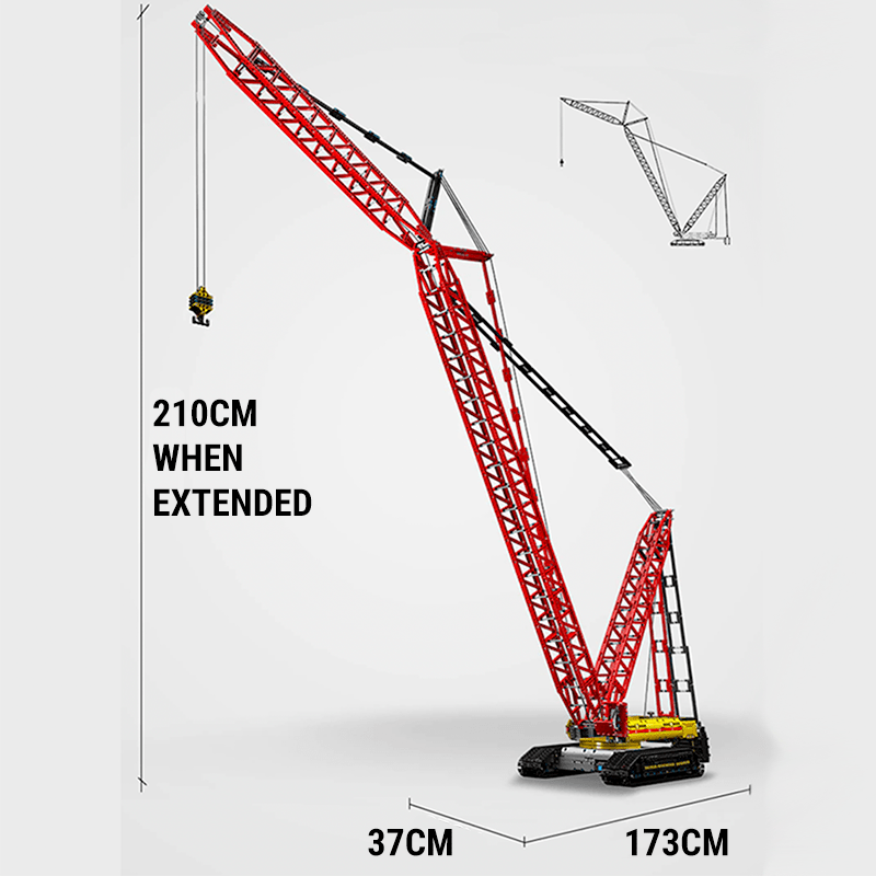 Heavy Lift Crawler Crane - Building Set | Power Brickz
