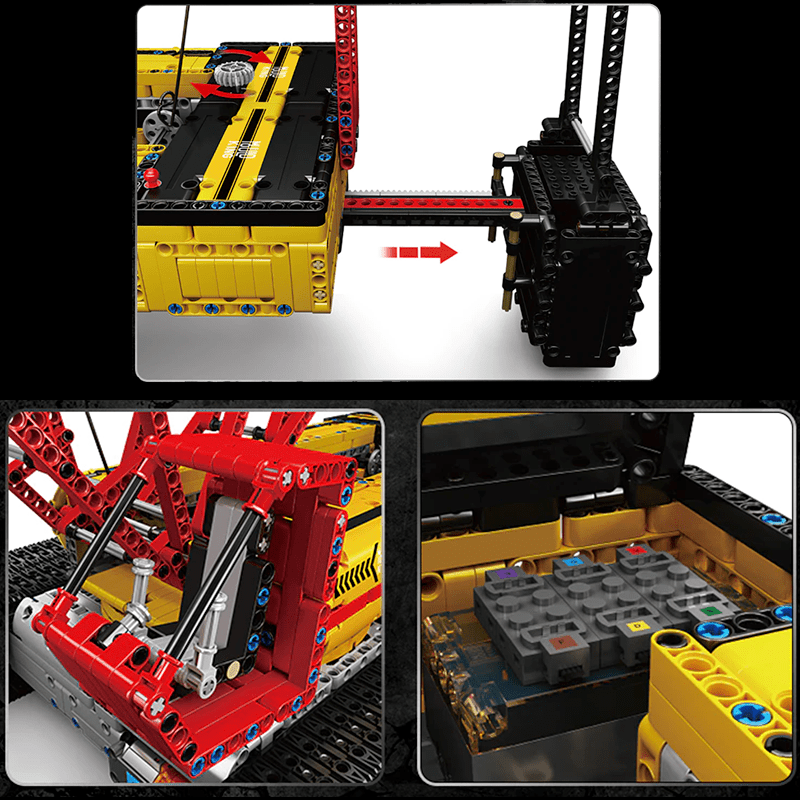 Heavy Lift Crawler Crane - Building Set | Power Brickz