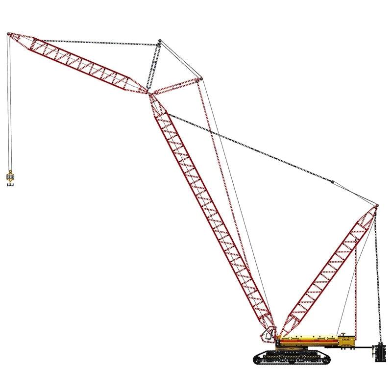 Heavy Lift Crawler Crane - Building Set | Power Brickz