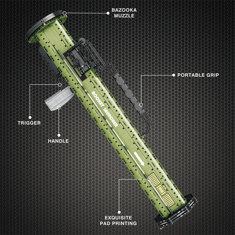 M136 Antitank Grenade Launcher | 1748pcs - Power Brickz