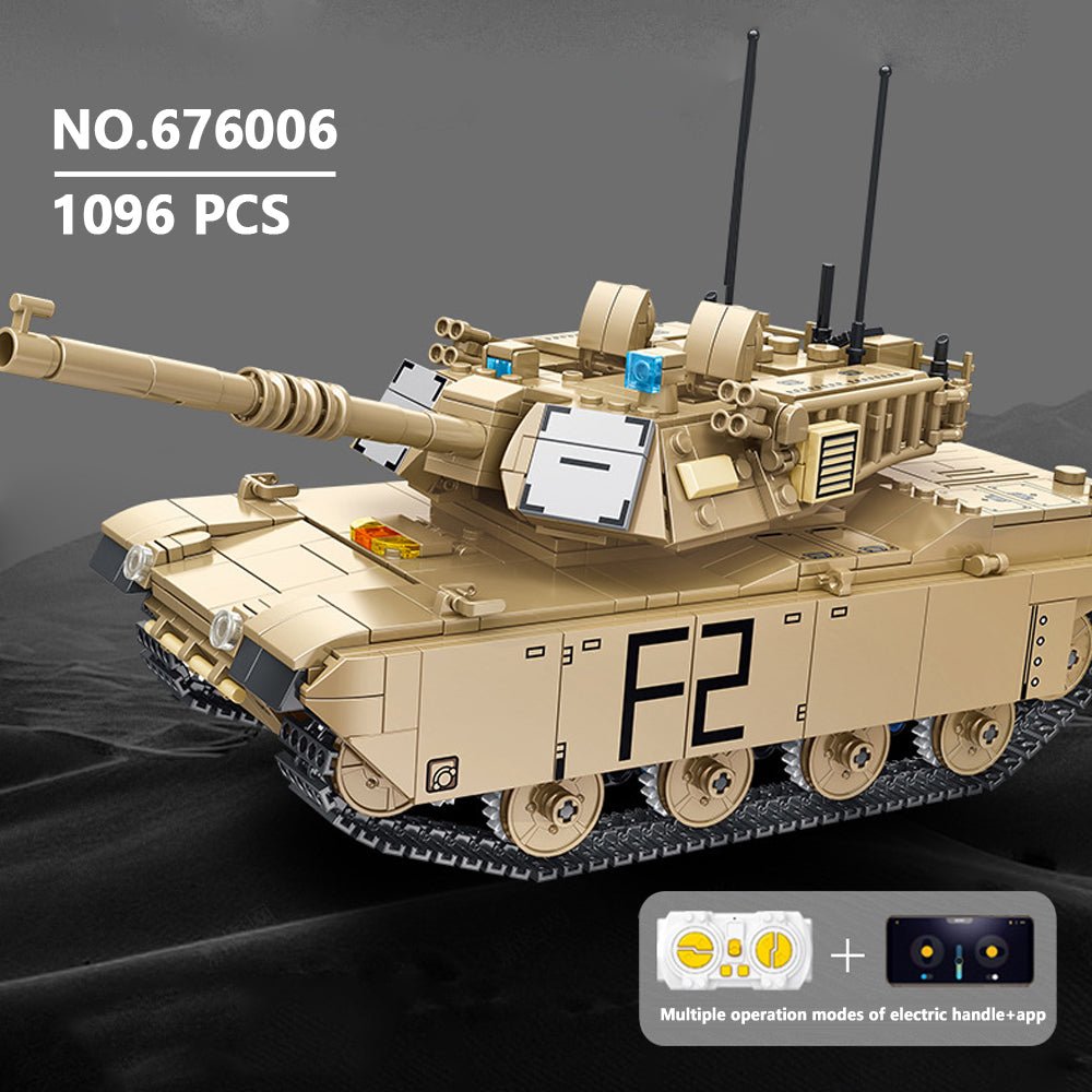 M1A2 Abrams Main Battle Tank - Building Set | Power Brickz