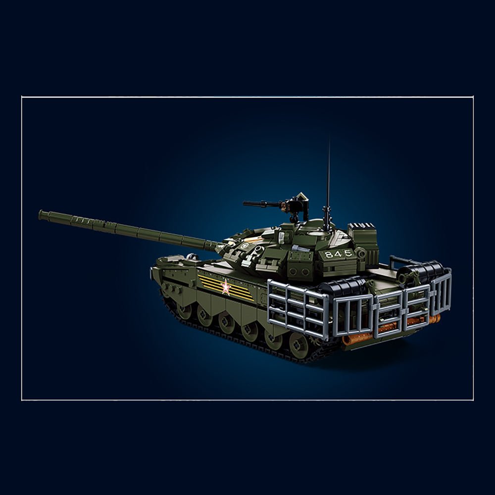 M38-B1178 T-80BVMS Main Battle Tank - Building Set | Power Brickz