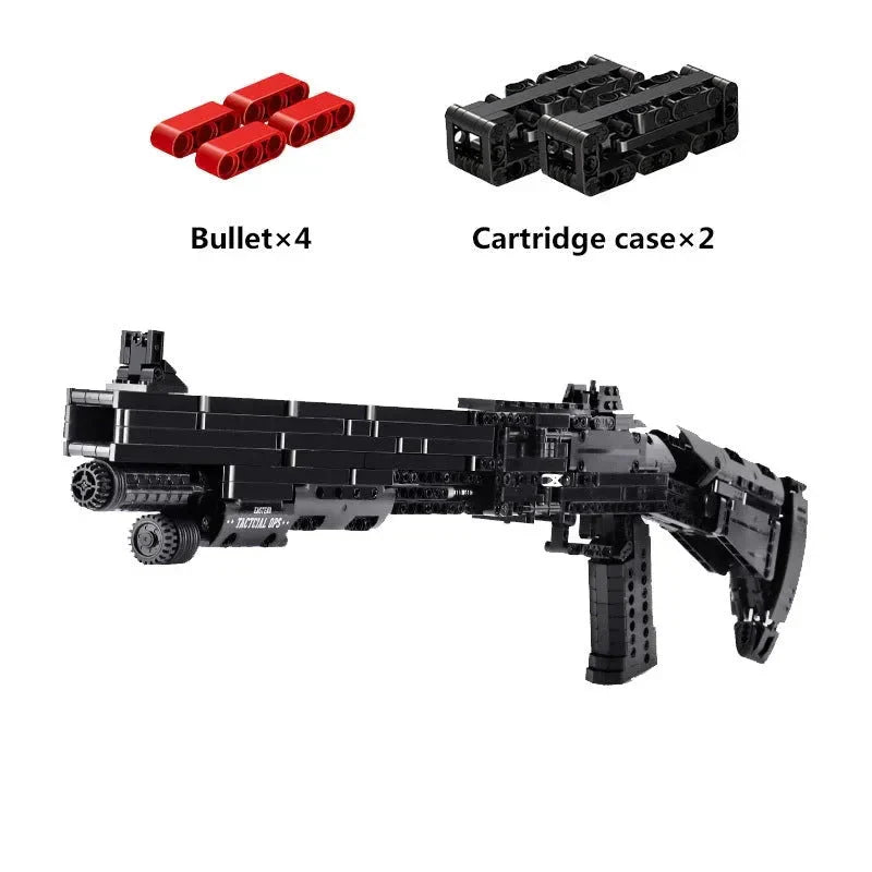M4 Super 90 Shotgun - Building Set | Power Brickz