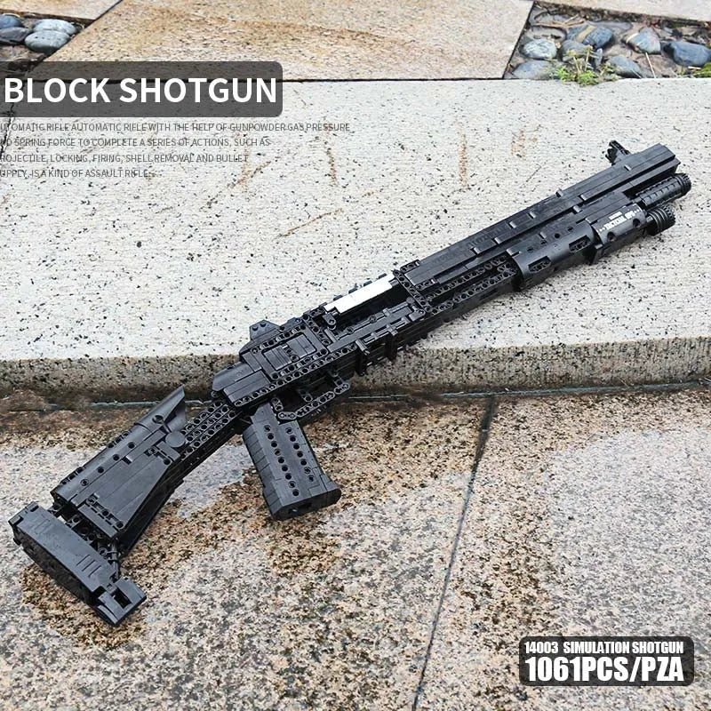M4 Super 90 Shotgun - Building Set | Power Brickz