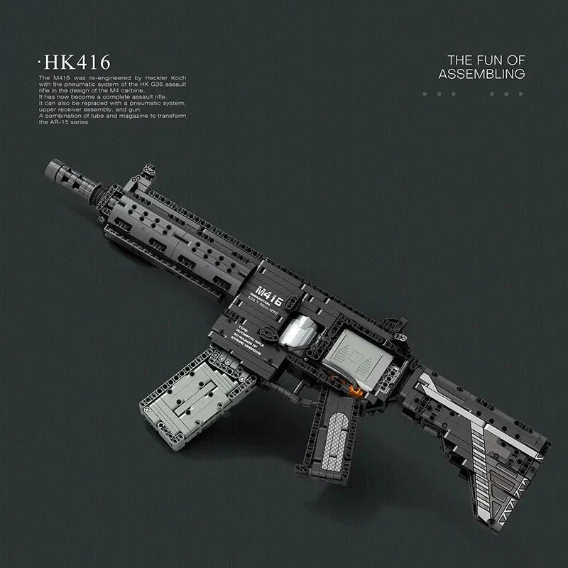 M416 Assault Rifle - Building Set | Power Brickz