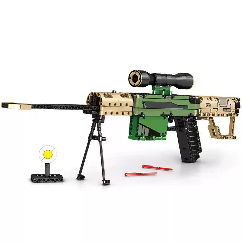 M82A1 Barrett (M107) Sniper Riffle - Building Set | Power Brickz