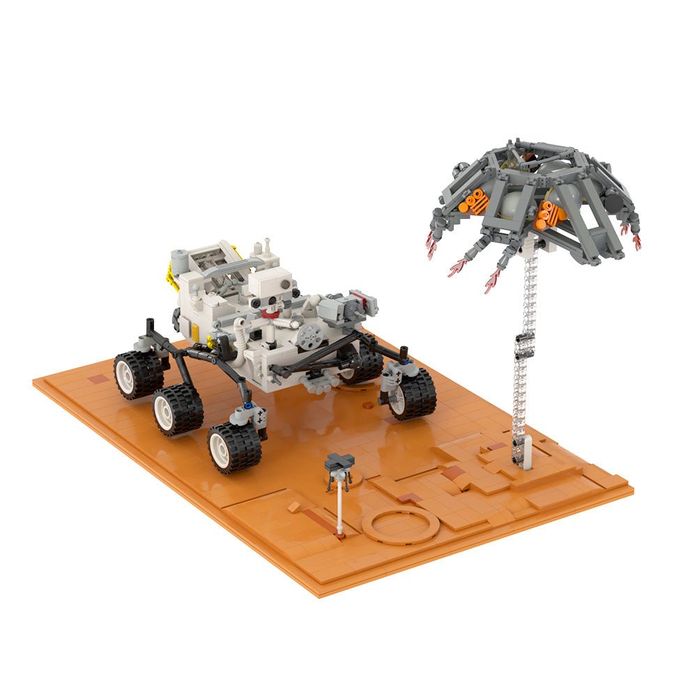 Mars Rover with Mars Base - Building Set | Power Brickz