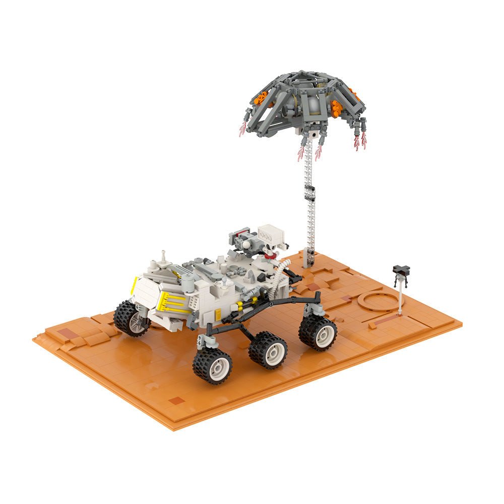 Mars Rover with Mars Base - Building Set | Power Brickz