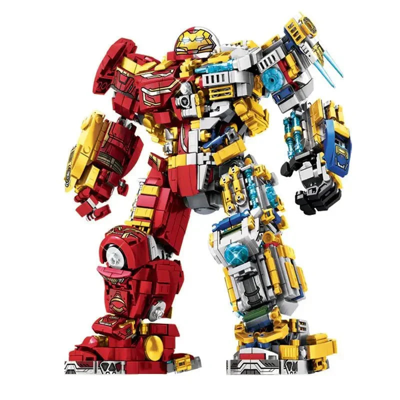 Marvel Super Iron Hero Warrior Robot - Building Set | Power Brickz