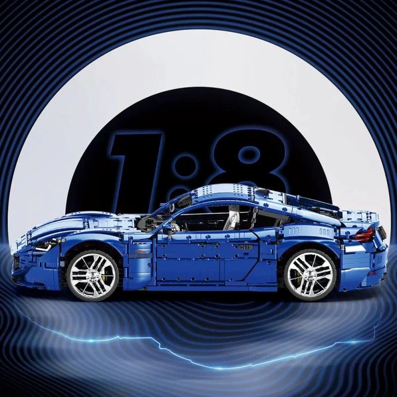 Maserati GranTurismo Blue Edition - Building Blocks Set | Power Brickz