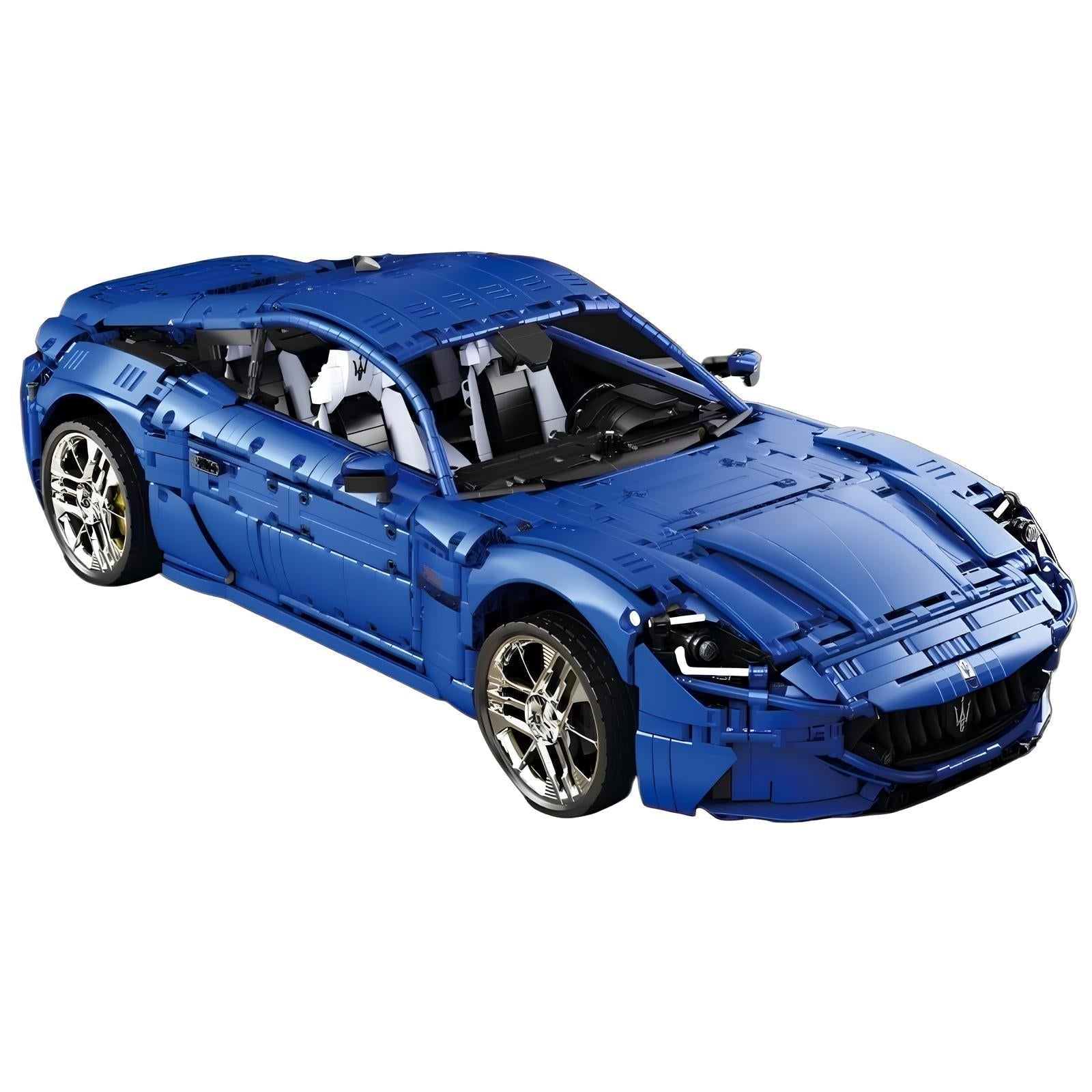 Maserati GranTurismo Blue Edition - Building Blocks Set | Power Brickz