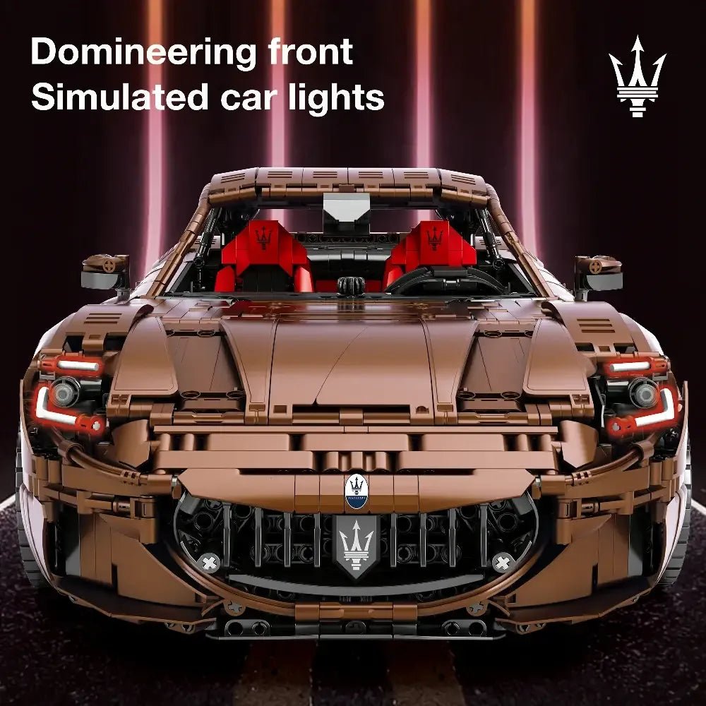 Maserati GranTurismo Bronze Edition - Building Blocks Set | Power Brickz
