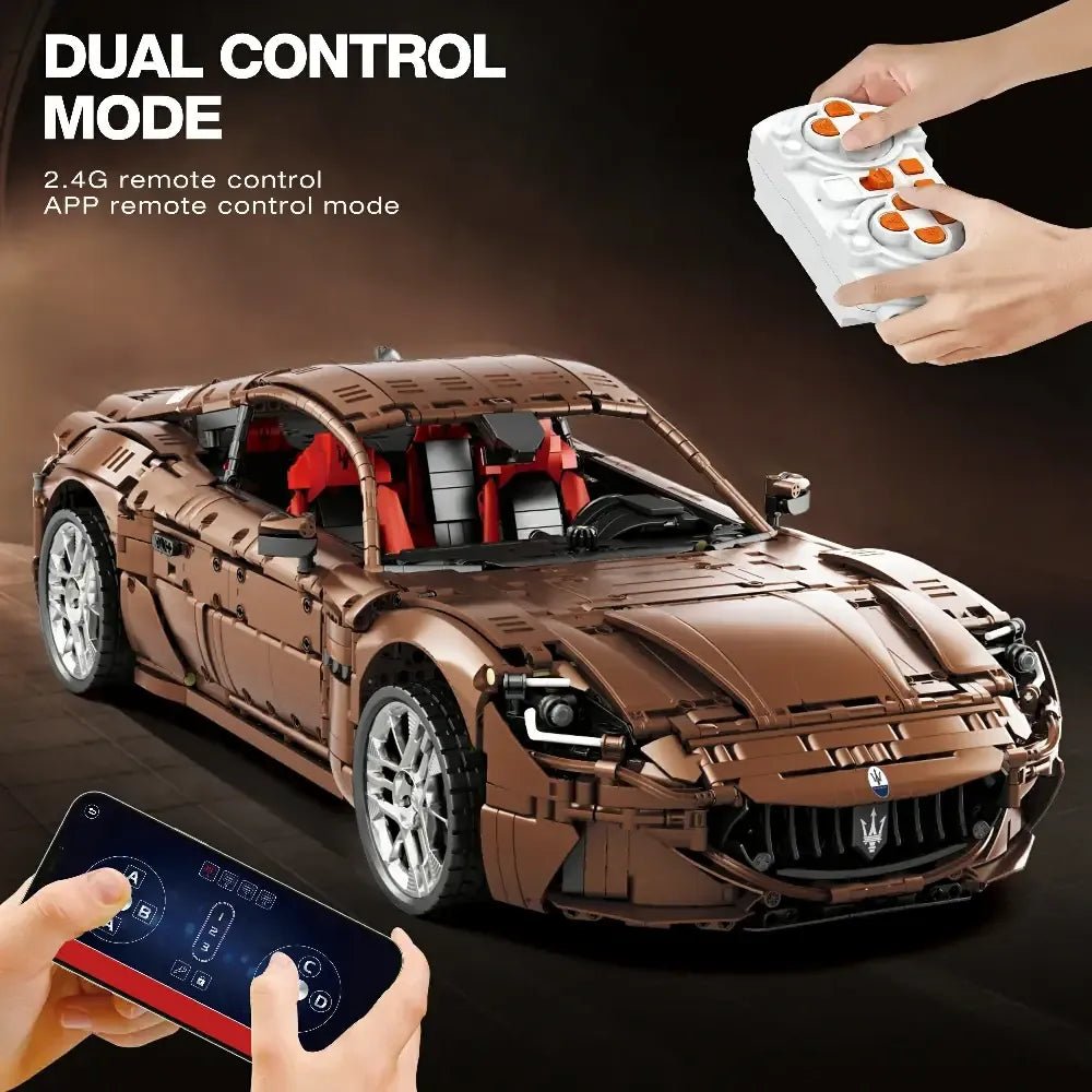 Maserati GranTurismo Bronze Edition - Building Blocks Set | Power Brickz