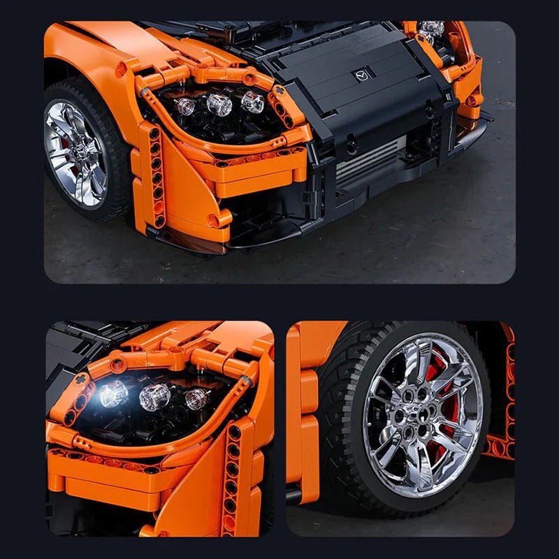 Mazda RX-7 VeilSide Fortune - Building Blocks Set | Power Brickz