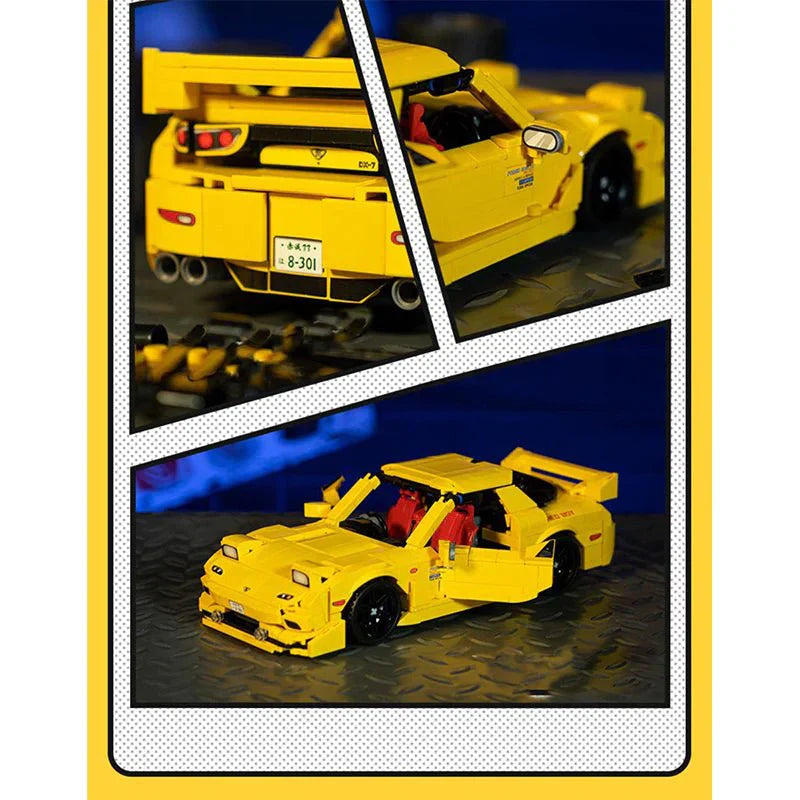 RX7 JDM Rotary Street Coupe - Building Blocks Set | Power Brickz