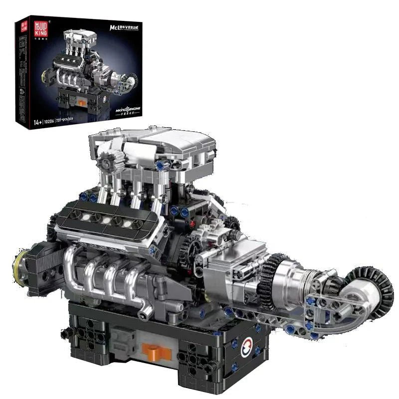 MCL Supercar V8 Engine | 737pcs - Power Brickz
