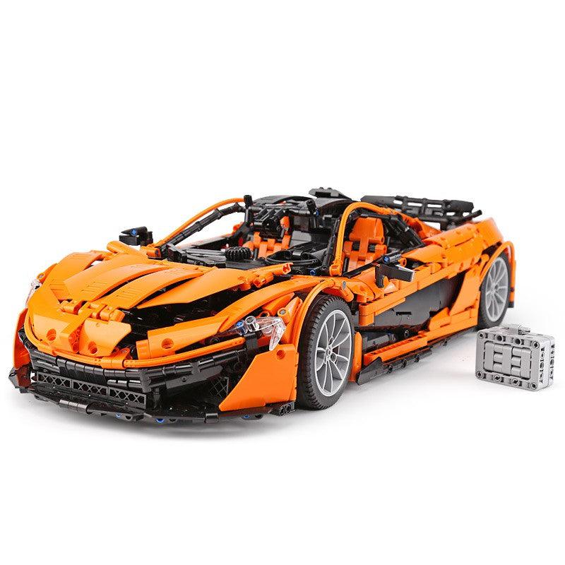 Orange Hybrid Hypercar P1 - Building Blocks Set | Power Brickz