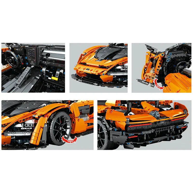Track-Spec Senna GTR - Building Blocks Set | Power Brickz