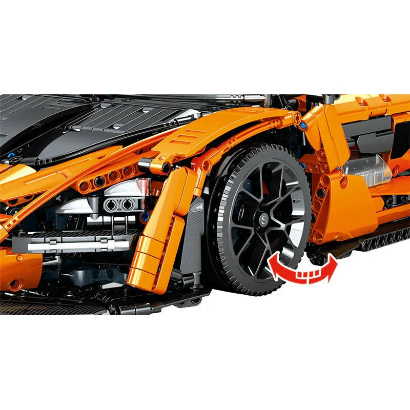 Track-Spec Senna GTR - Building Blocks Set | Power Brickz