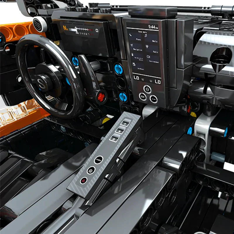 Track-Spec Senna GTR - Building Blocks Set | Power Brickz