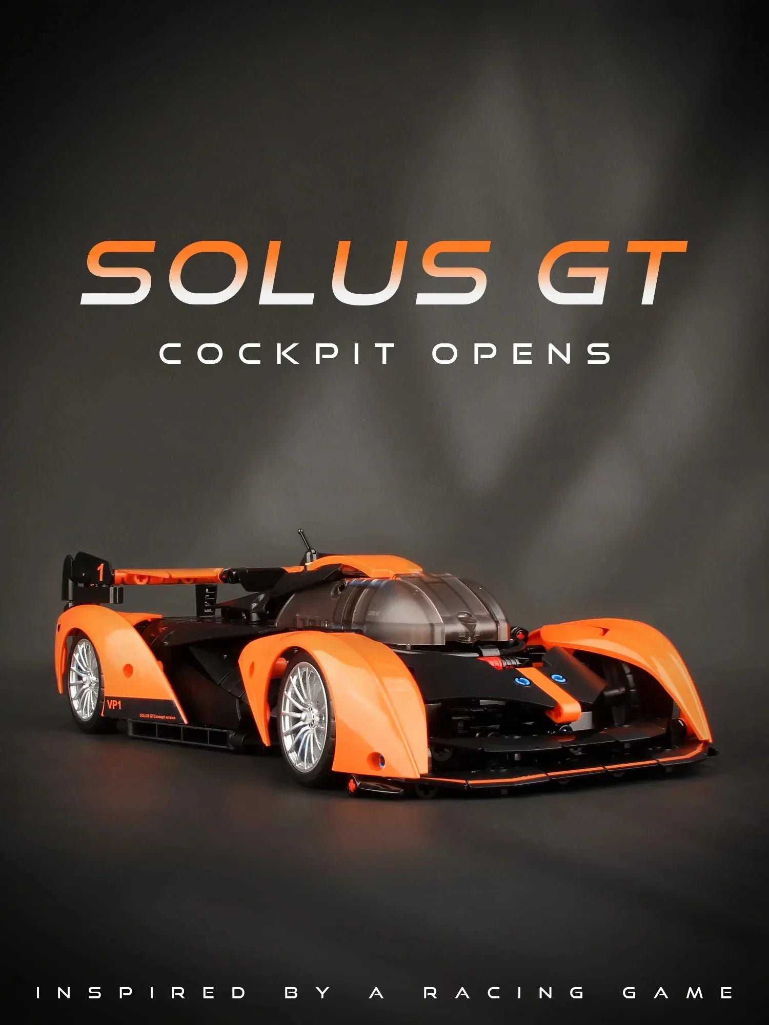 Futuristic Solus GT Concept - Building Blocks Set | Power Brickz