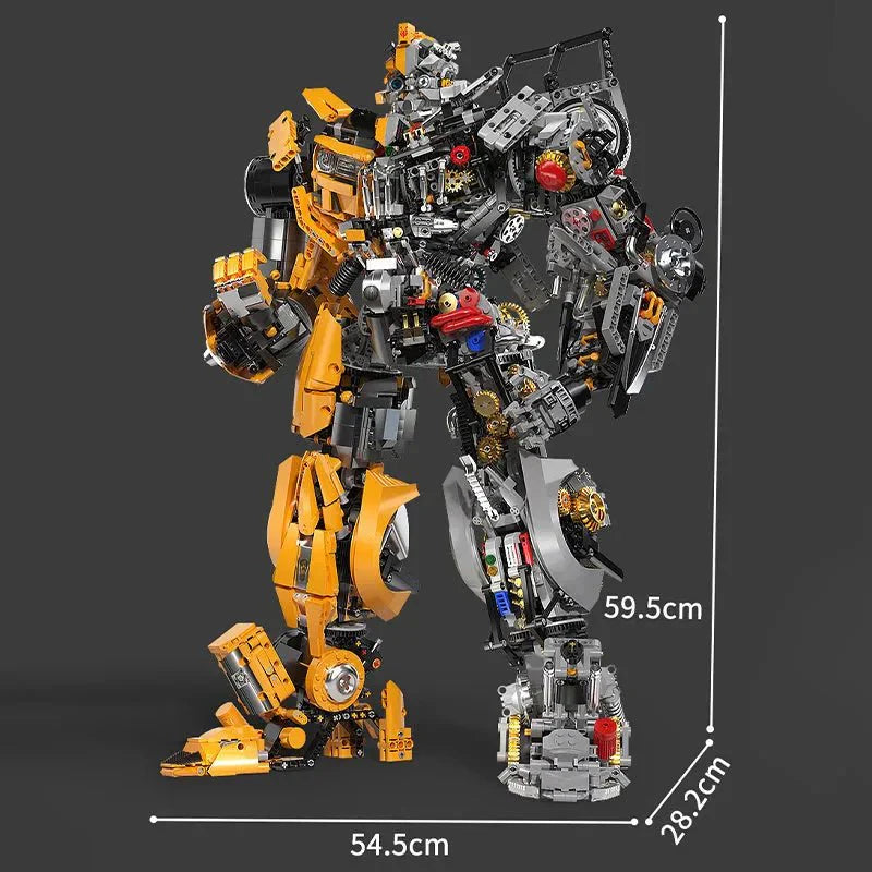 Mech Metamorphic Bumblebee Robot Bricks Toy - Building Set | Power Brickz