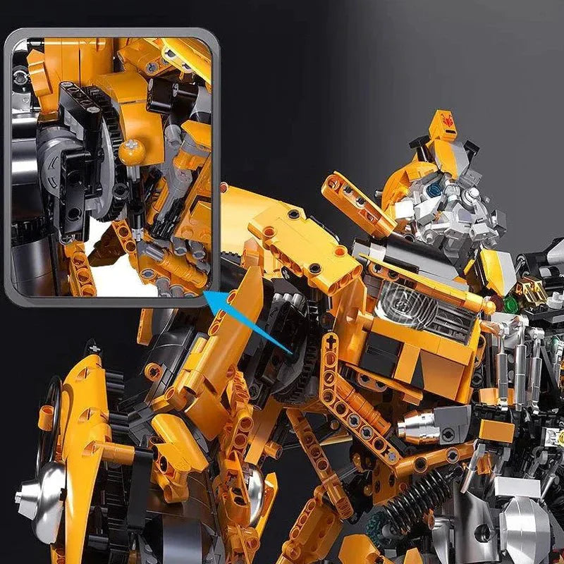 Mech Metamorphic Bumblebee Robot Bricks Toy - Building Set | Power Brickz
