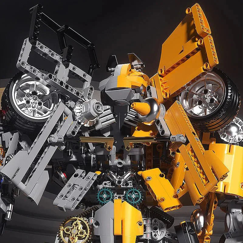 Mech Metamorphic Bumblebee Robot Bricks Toy - Building Set | Power Brickz