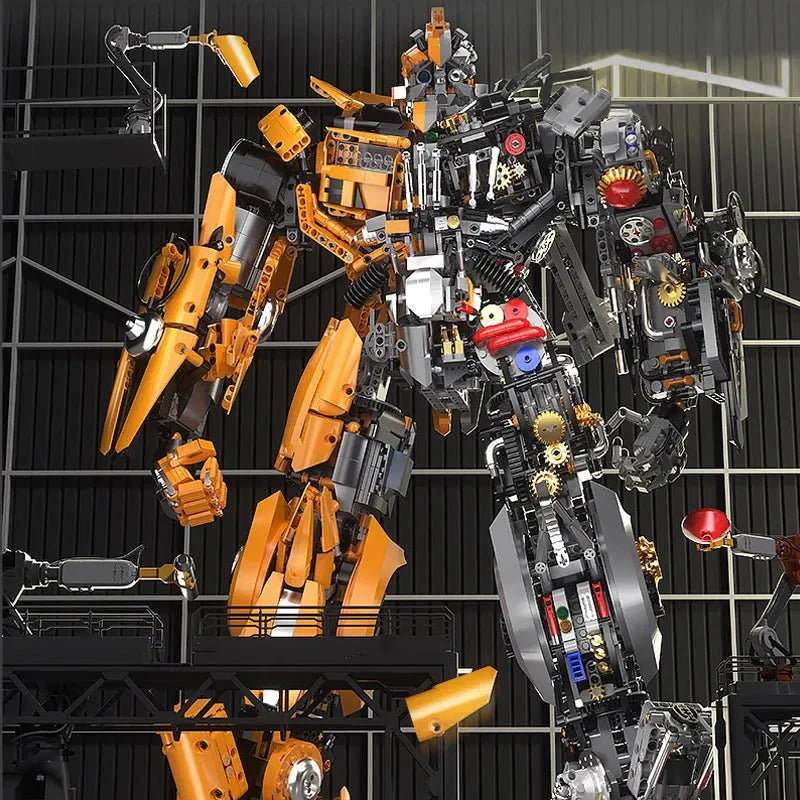 Mech Metamorphic Bumblebee Robot Bricks Toy - Building Set | Power Brickz