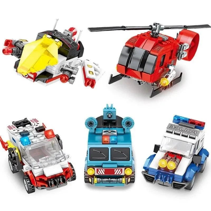 Mecha Car Transformation City Robot Warrior | 732pcs - Power Brickz
