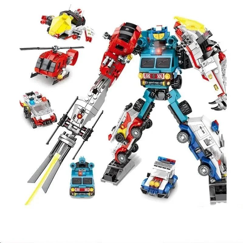 Mecha Car Transformation City Robot Warrior | 732pcs - Power Brickz
