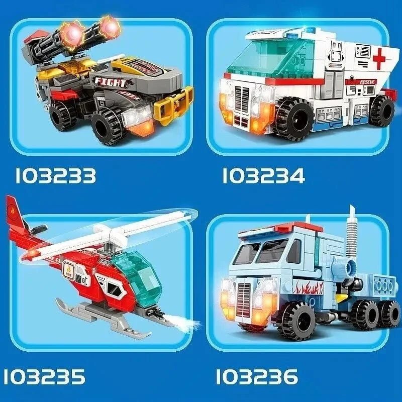 Mecha Transforming Steel Robot Warrior Bricks Toy | 725pcs - Power Brickz