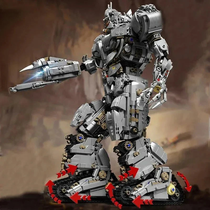 Mega Commander Defender Justice Bricks Toy - Building Set | Power Brickz