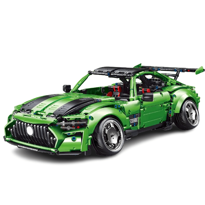 Stanced Track GTR V8 Coupe - Building Blocks Set | Power Brickz