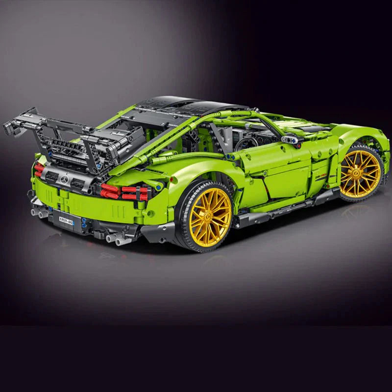 Green Track GTR V8 Coupe - Building Blocks Set | Power Brickz
