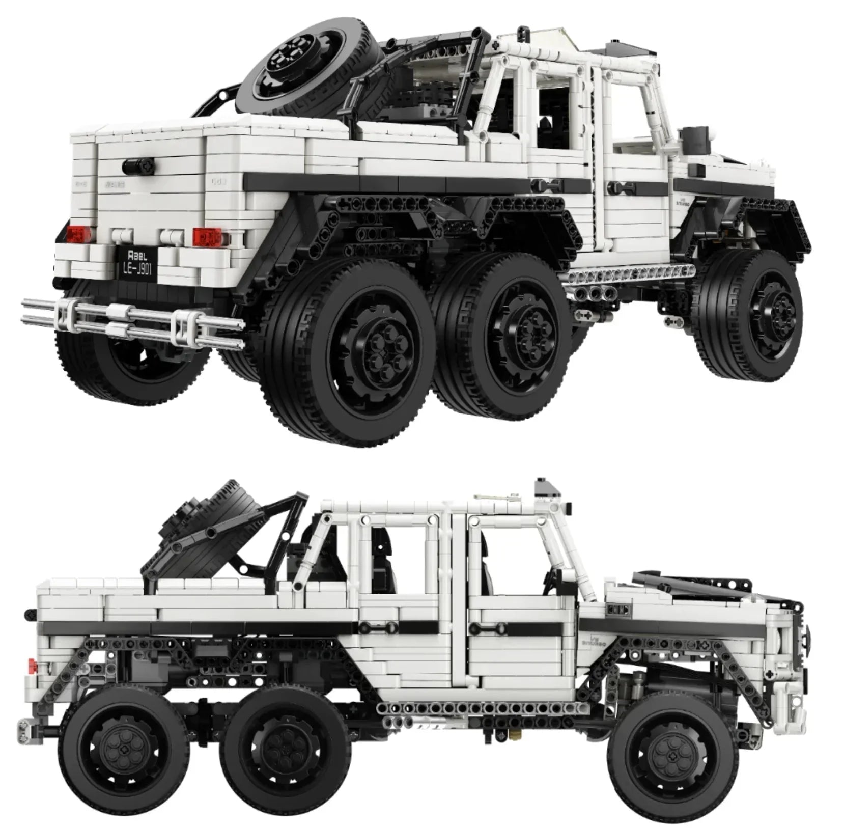 Tuned 6x6 GDesert Beast - Building Blocks Set | Power Brickz