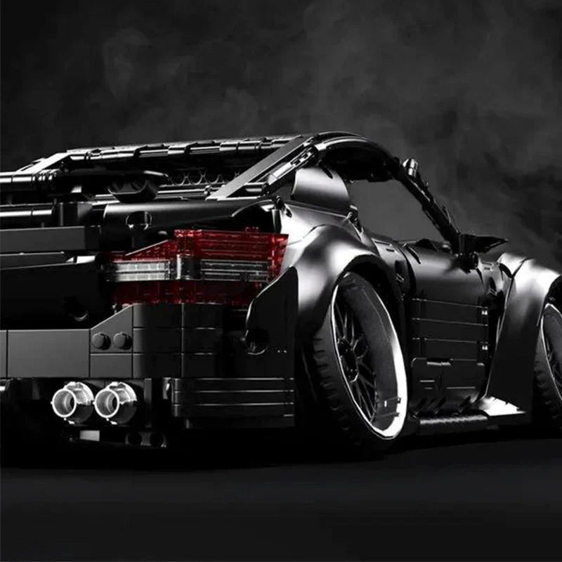 Stanced CV8 Street Sedan - Building Blocks Set | Power Brickz