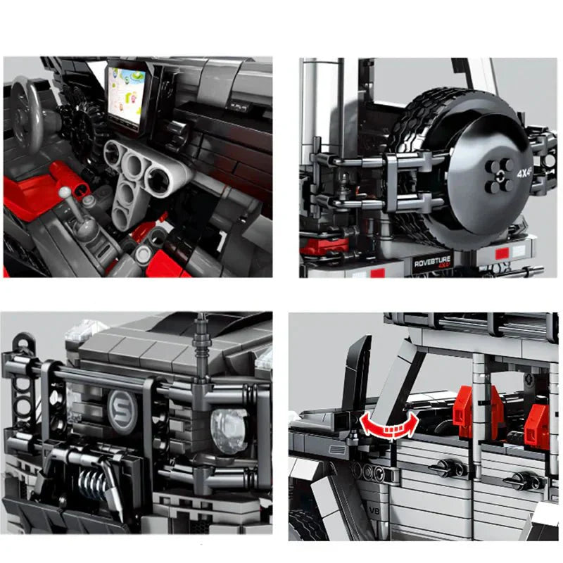 Luxury G4x4 Off-Road SUV - Building Blocks Set | Power Brickz