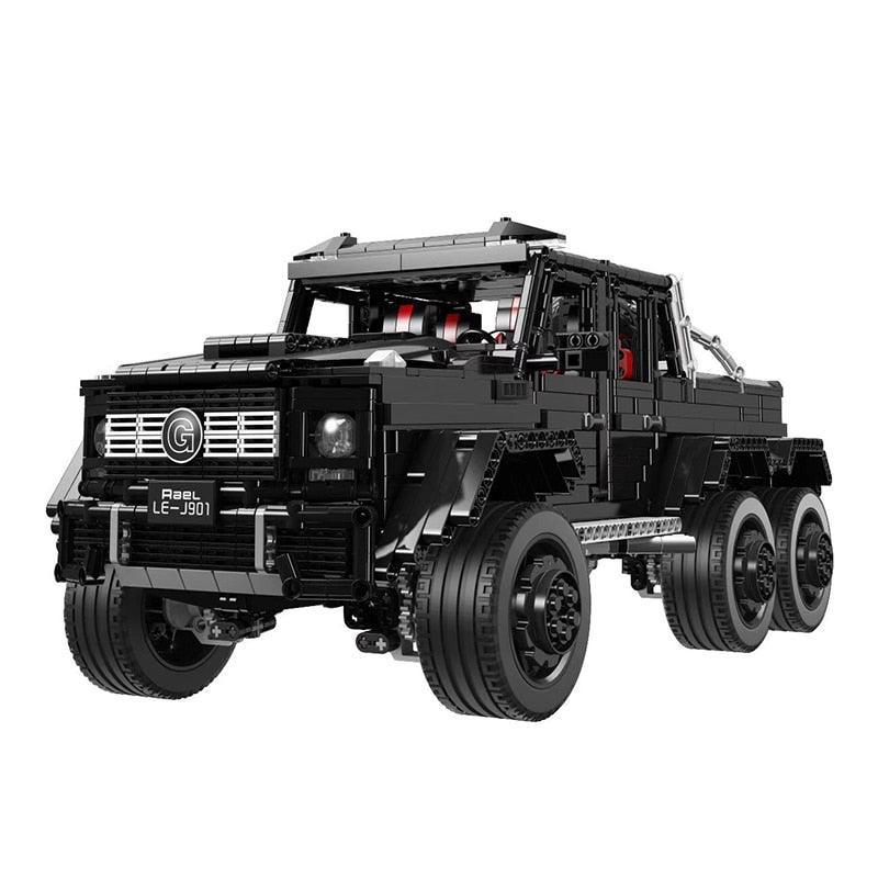 6x6 GDesert Luxury Truck - Building Blocks Set | Power Brickz