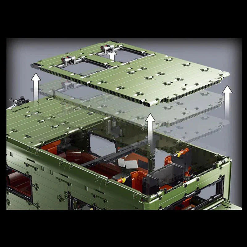 All-Terrain Utility Work Truck - Building Blocks Set | Power Brickz