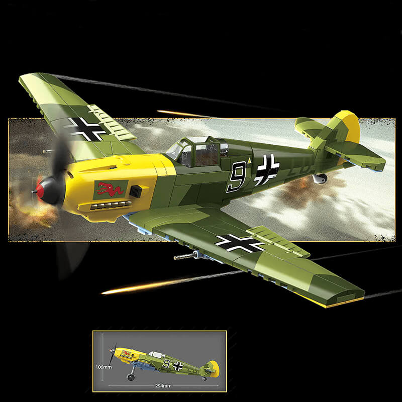 Messerschmitt Bf | 109 - Building Set | Power Brickz