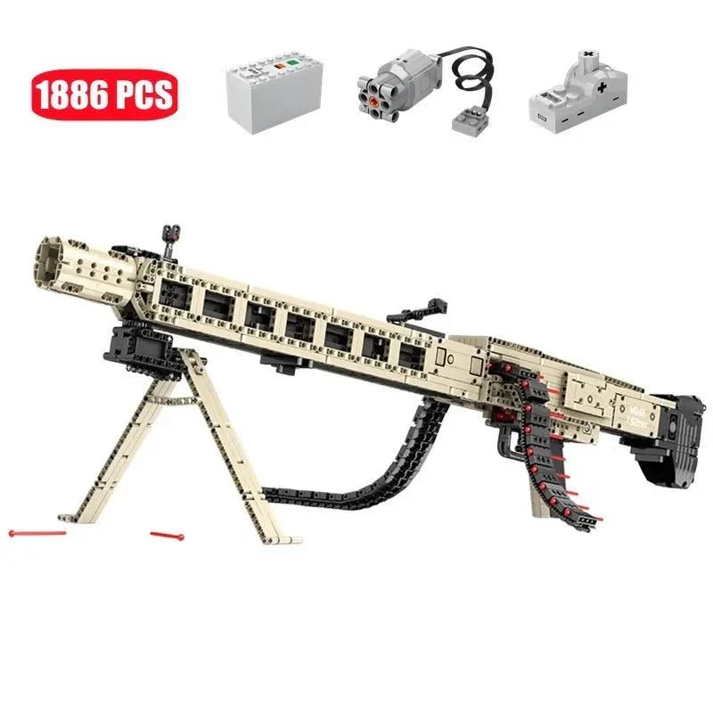MG24 Electric Machine Gun | 1886pcs - Power Brickz