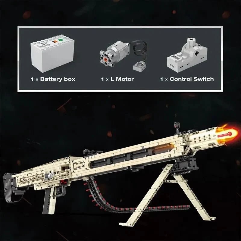 MG24 Electric Machine Gun | 1886pcs - Power Brickz